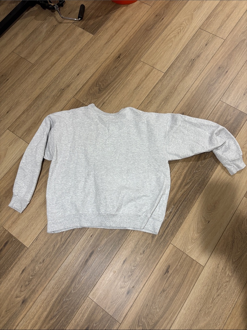 The Bar Light Gray Sweatshirt with Pink Block Logo - Picture 3 of 3